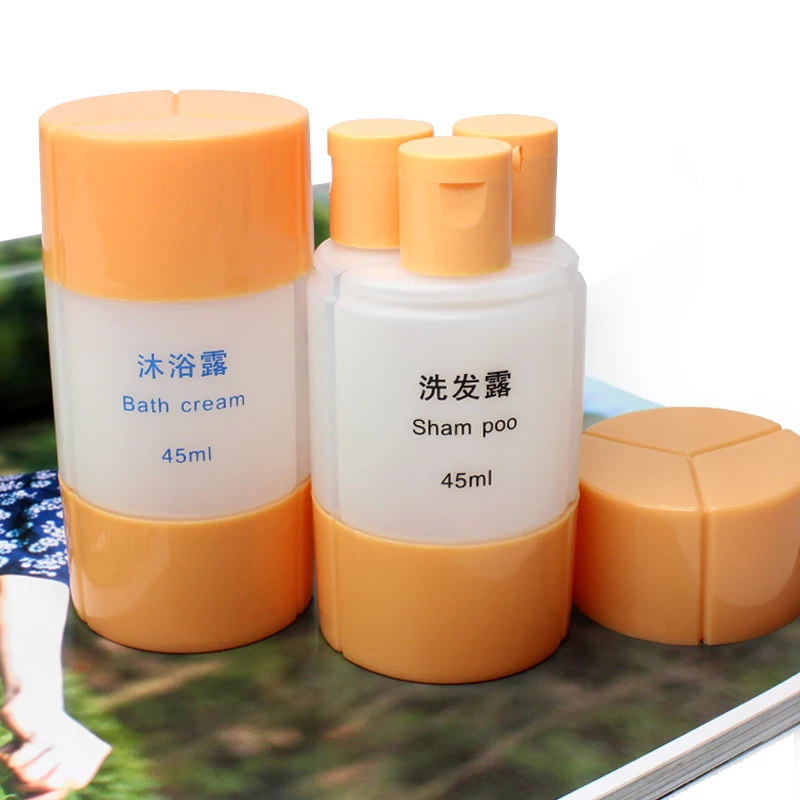 Portable Outdoor Travel bottles 3 in 1 & 4 in 1 Wash case Cosmetic holder Perfume Spray Bottle Shampoo Shower Gel Storage Box