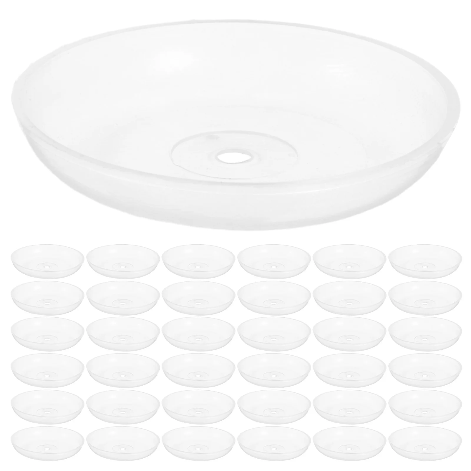 200 шт. пластиковый лоток защита от капа для свечей торта воска удаление диска