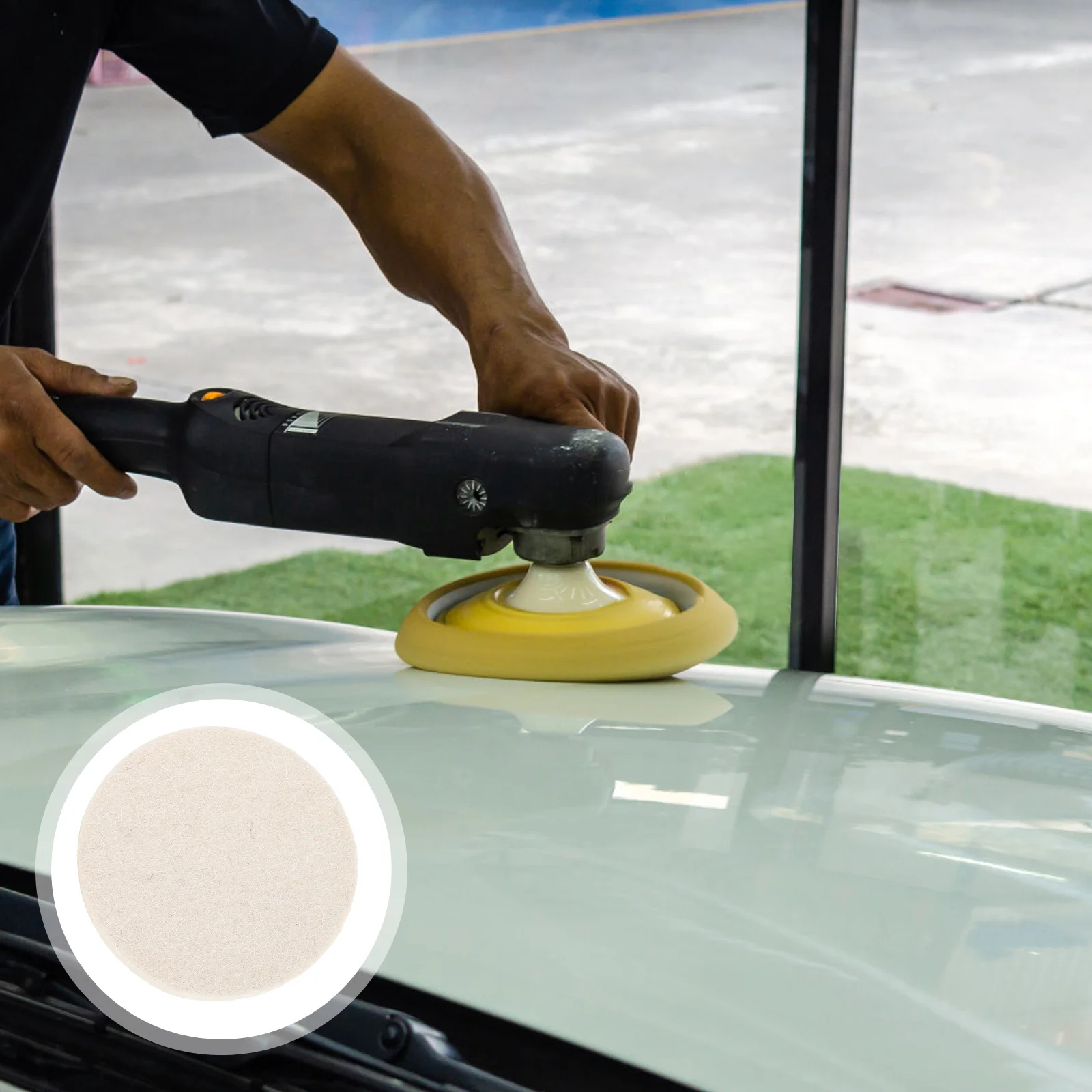 

Диск полировальный шерстяной, шлифовальный диск из флока, 2 шт.