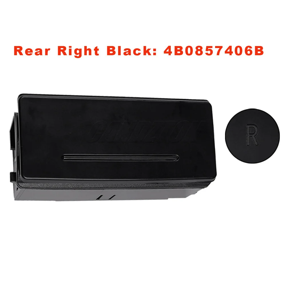 

Новая пепельница на заднюю дверь левая и правая черная 4B0857405B 4B0857406B для Audi A6 C5 C6 S6 Avant Quattro Q7 RS6 VW Caddy Автомобильные аксессуары