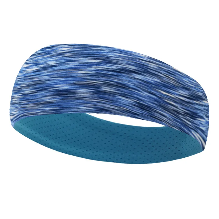

Outdoor Sports Hairband Double-layer Breathable Anti-perspirant Headband Yoga Running Fitness Elastic Sweat-absorbent Headband