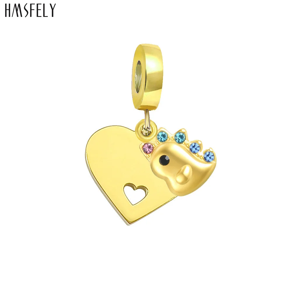 Симпатичный дизайн с динозавром HMSFELY подвеска для самостоятельного изготовления