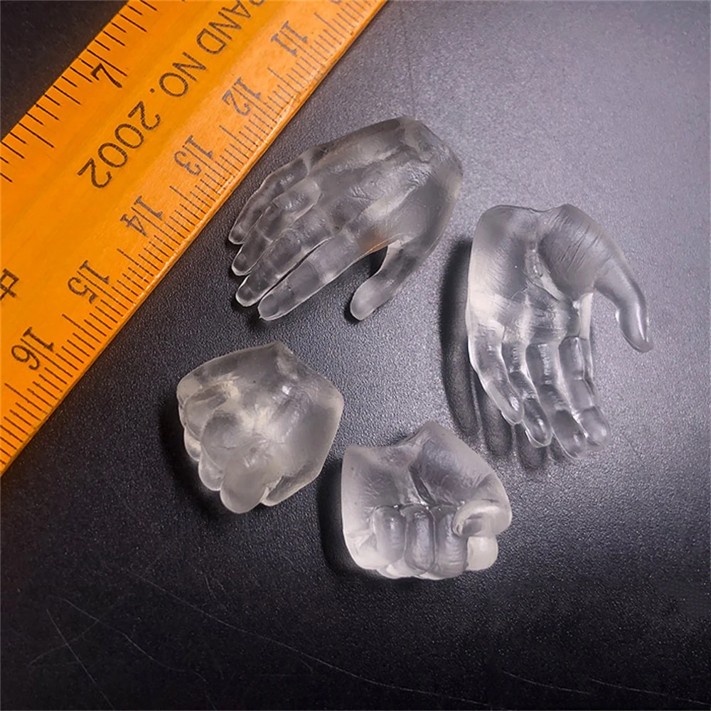 

ERA 1/6 современный трендовый фильм Персонаж Iceman Прозрачная мягкая резина ручная модель 4 шт./компл. для 12-дюймовой коллекции тела