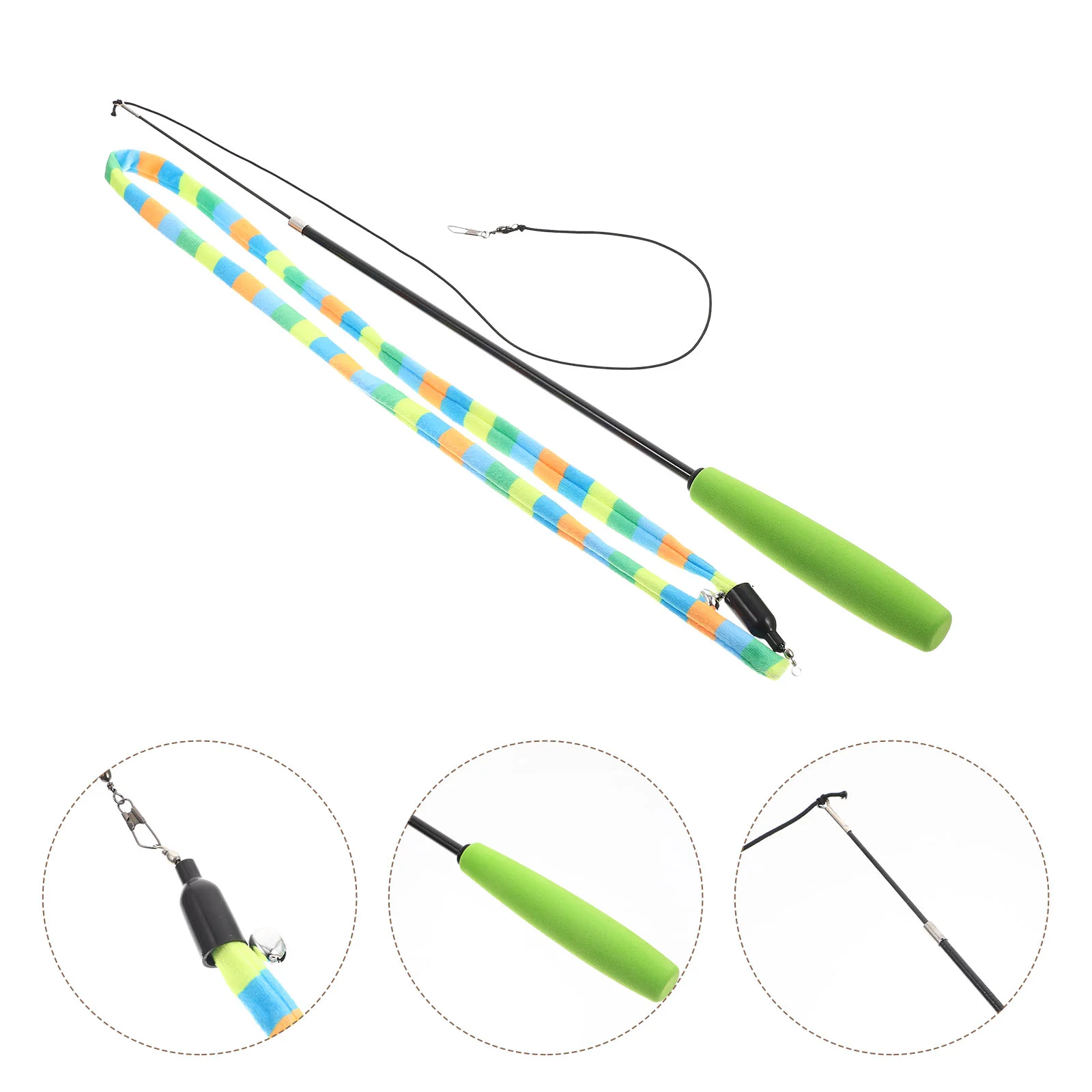 

Catwand Teaser Interactive Kitten Teasing Stickfor Cats Replacement Indoor Treat Flying Supplies Electronic Accessories Hanging
