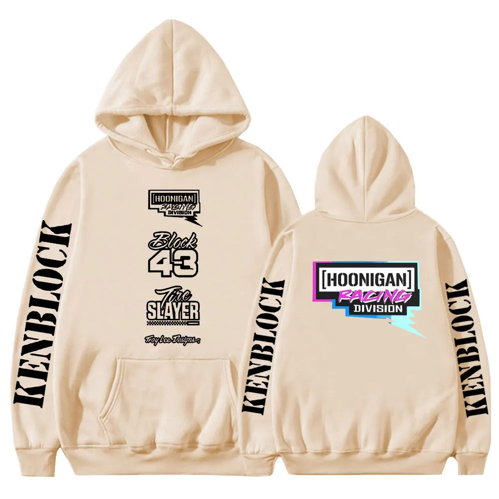 

Ken Block 43 Hoodie Graphic Letter Print Hooded Aesthetic Gothic Men Women Sweatshirt Oversized Fleece Tops Fashion Streetwear