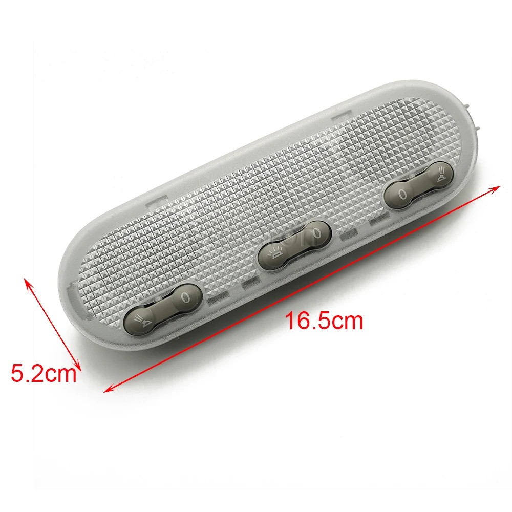 Автомобильная 3-кнопочная внутренняя лампа для чтения в переднем ряде Nissan Qashqai J10