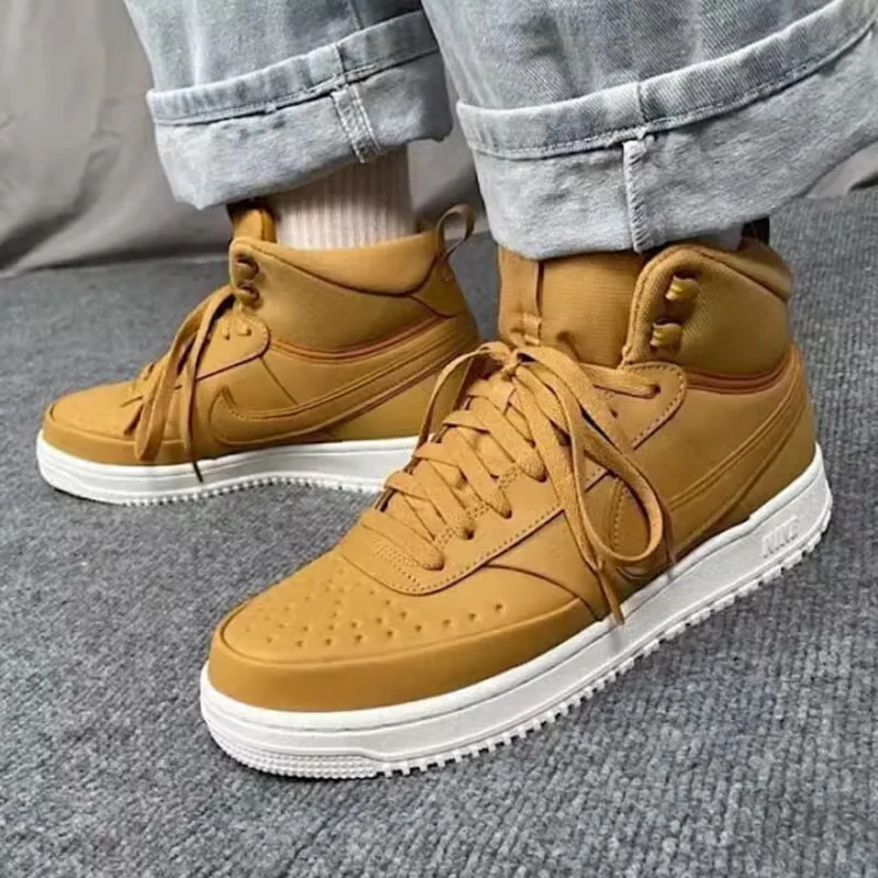 Мужская обувь Nike COURT VISION мужская спортивная повседневная в стиле ретро с высоким