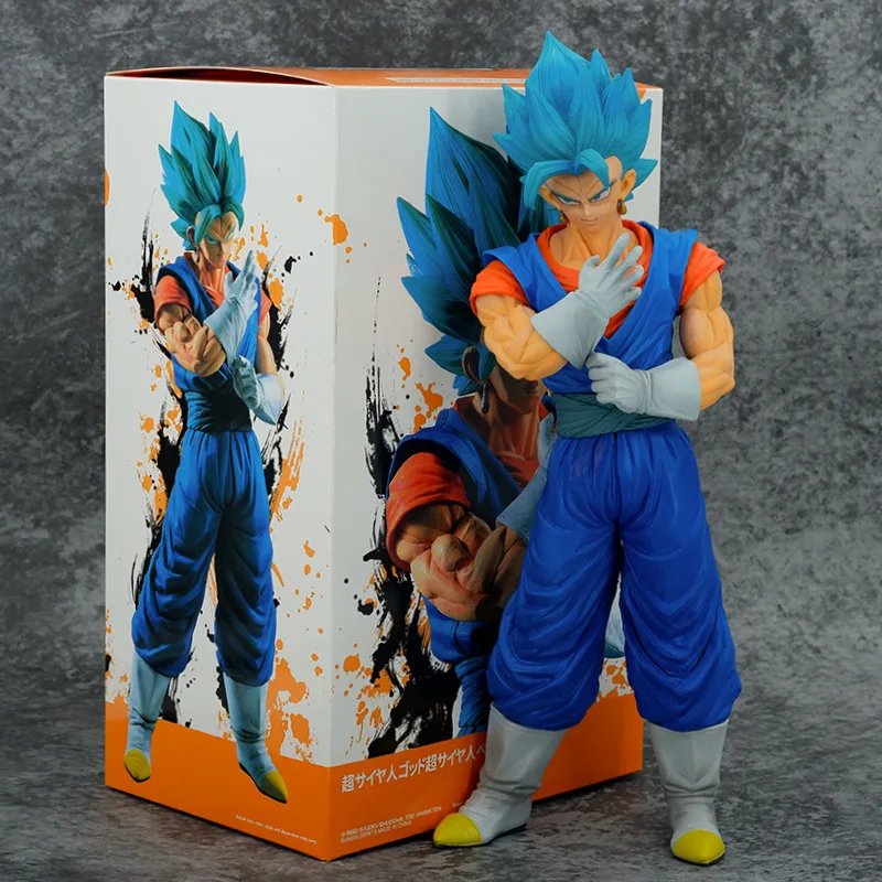 

33cm Dragon Ball Action Figures Cool Vegetto PVC Model Saiyan Collection Figurine Son Goku Toys For Kids Gift Desktop Decoration