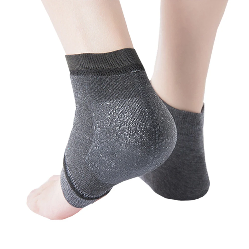 Silicone Foot Skin Care Gel Heel Socks Moisturizing Soft Heel Socks With Hole Foot Care Tools Prevent Dry Skin Protectors