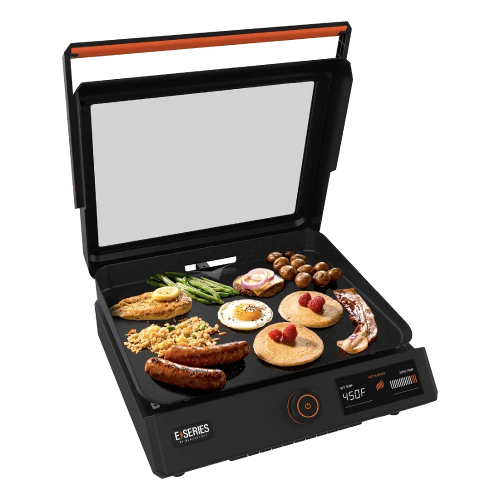 

17" Electric Tabletop Griddle with Hood