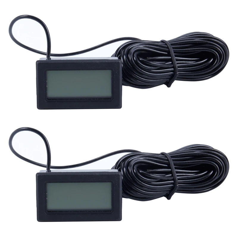 

2 шт., термометр с ЖК-дисплеем,-40 градусов Цельсия + 110 градусов Цельсия