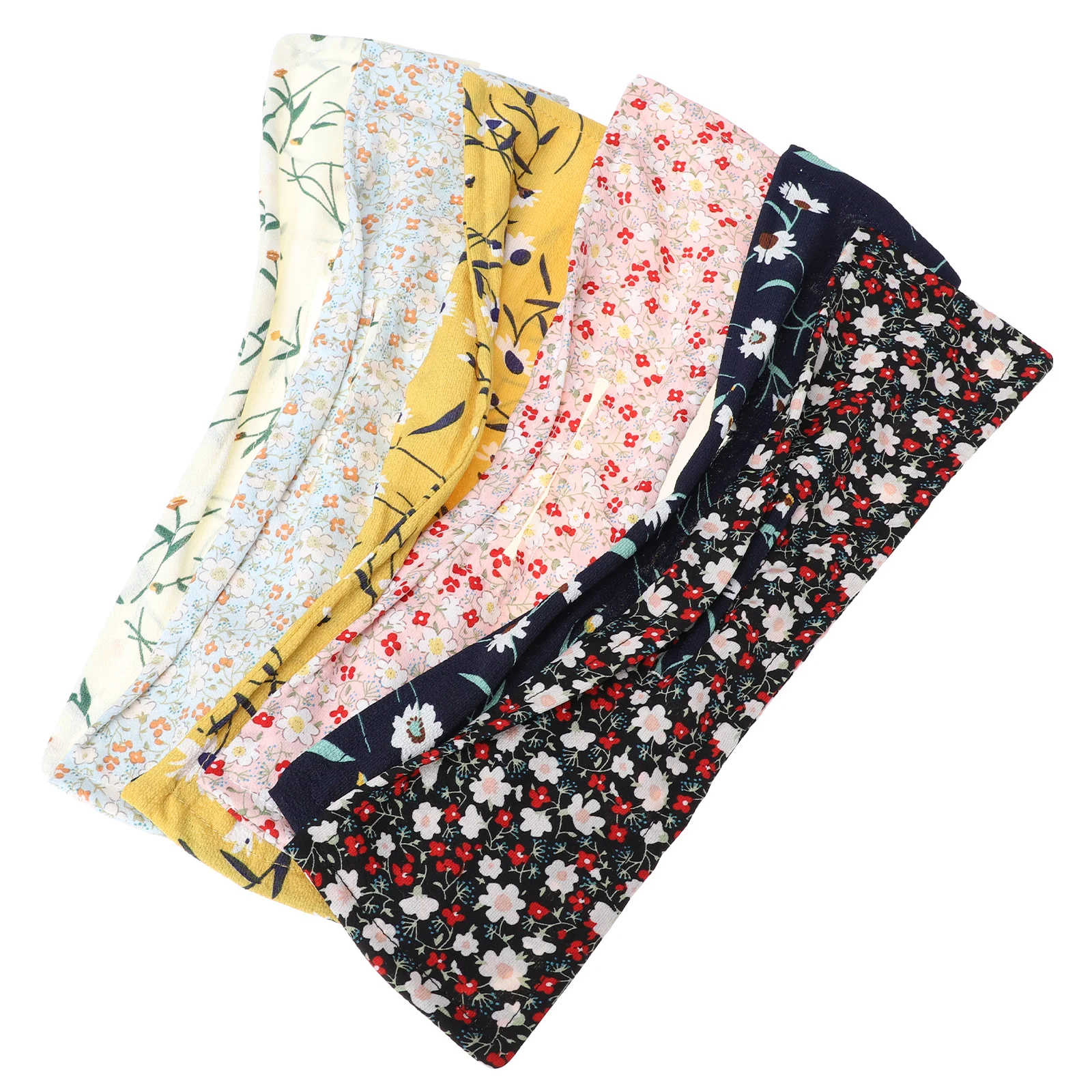 

6 Pcs Head Bands Curler Girls Hair Bun Shaper Maker Donut Fabric Styling Tool Miss