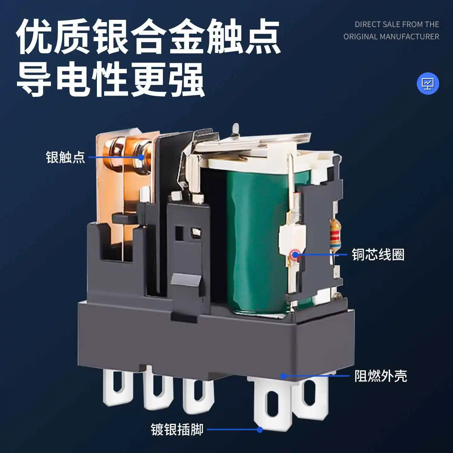 Фото RJ2S-CL-D24 RJ1S-CL-A220 SJ2S-05B подходят для промежуточных малогабаритных реле IDEC и Izumi. №1