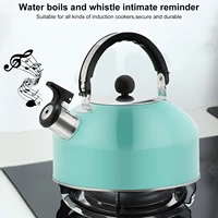 whistling kettle teapot 3l durable stainless steel whistling camping bottle lightweight pot for home office restaurant travel