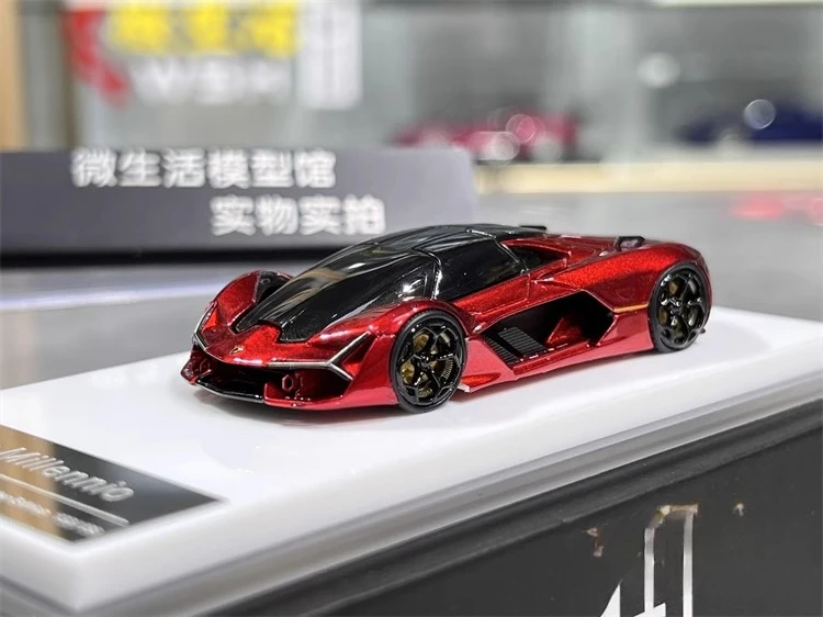 1:64,3,000-летний Terzo Millennio, статическая миниатюрная имитация автомобиля из смолы, коллекция игрушек, украшение для дисплея, праздничный подарок. (art.: 3920ce7df33a2) - 3920ce7df33a2