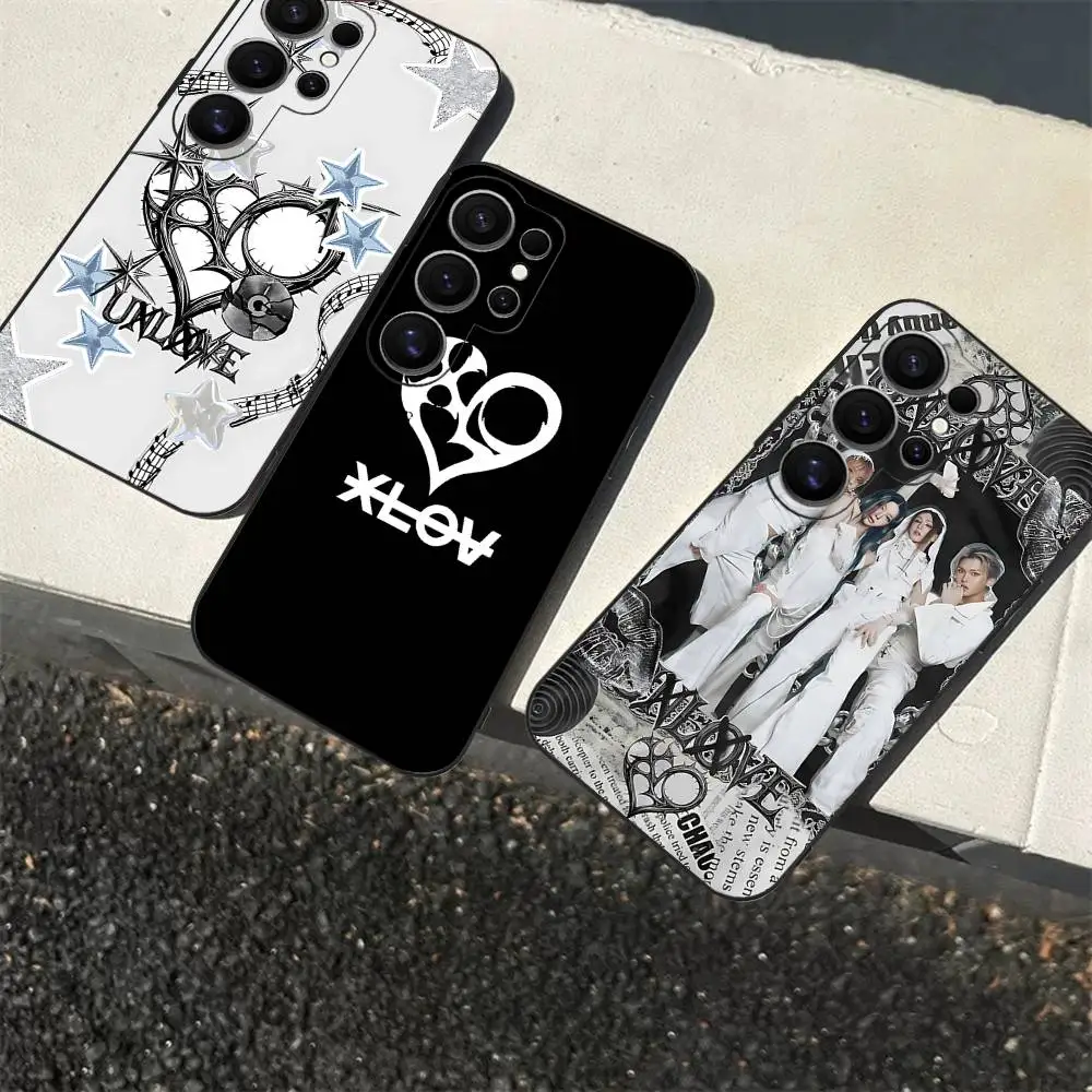 Фото Популярный чехол для телефона X-XLOV с логотипом для Samsung S24 FE, S25 Ultra, S20 Lite, S21, S30, S22, S23, S24, S22 Ultra 5G №1