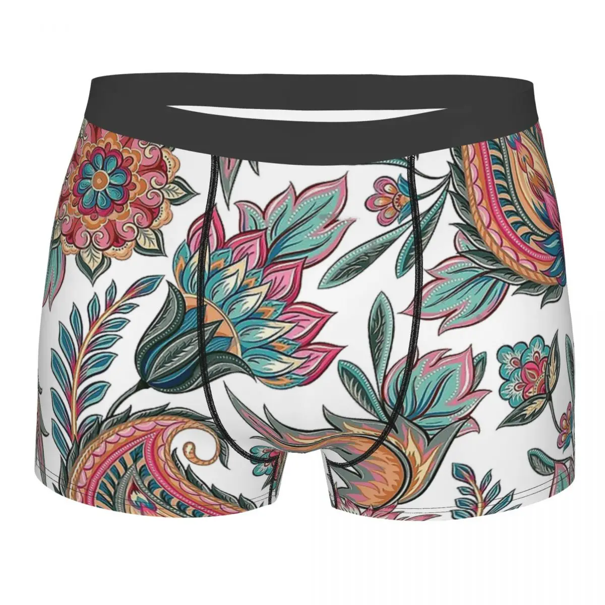 

Awesome Seamless Paisley Pattern Bohemia Hippie Underpants Homme Panties Shorts Boxer Briefs Male Underwear Sexy