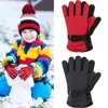 New Children Adult Kids Winter Snow Warm Gloves Boy Girls Ski Snowboard Mitten Windproof Waterproof Thicken Keep Warm Gloves 1