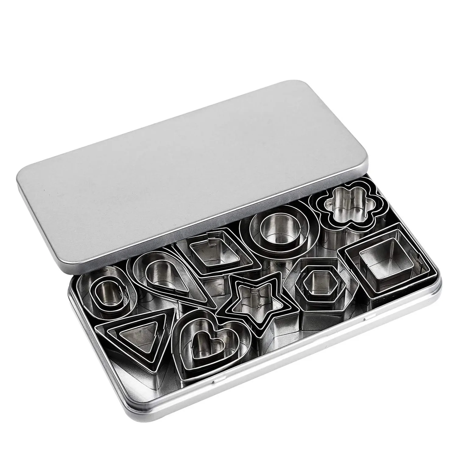 Формочка для печенья 30 крошечных штампов с цветами сердечками звездами и