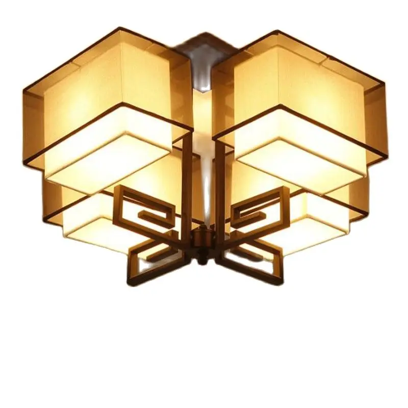 Новая потолочная лампа в китайском стиле современное освещение для гостиной