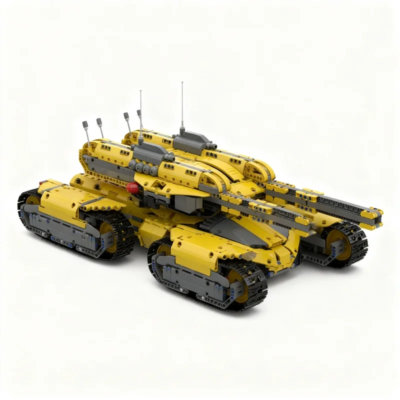 Фото 3047 деталей MOC Танк Мамонт MKII Mammut Panzer MKII SBrick Техническая модель игрушки Конструктор Подарок на Рождество №1