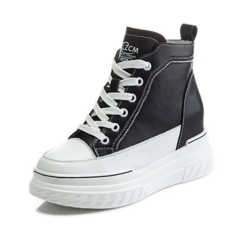 

Женские высокие туфли стразы, кожа внутри, танкетка 7 см, Вулканизированная подошва для отдыха, прогулок, хорошего качества