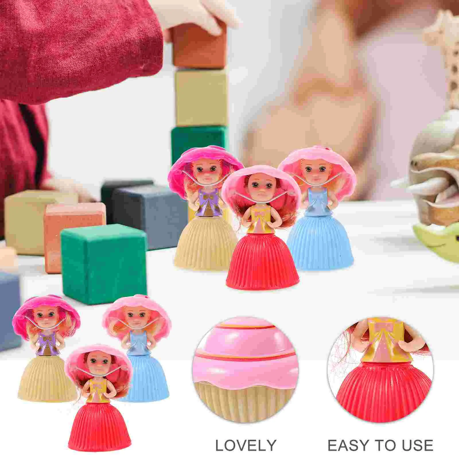 3 шт. духи принцесса ребенок игрушки для девочек кексы куклы мини-бумажных