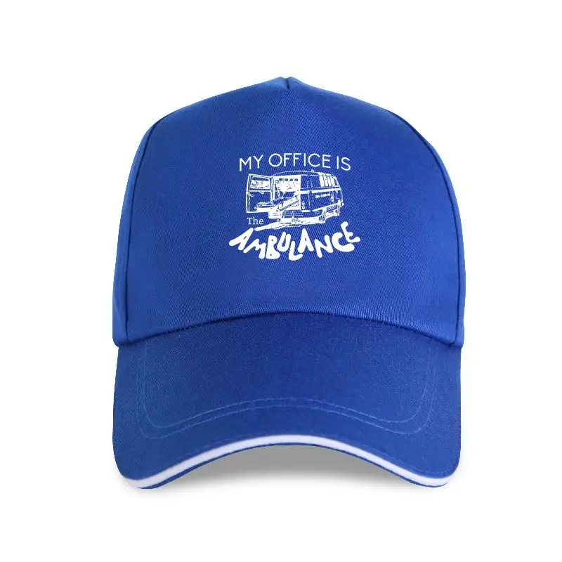 

new cap hat 2021 Hot Sale 100% Cotton My Office Is The Ambulance - Funny Paramedic Baseball Cap - Unisex Summer Style