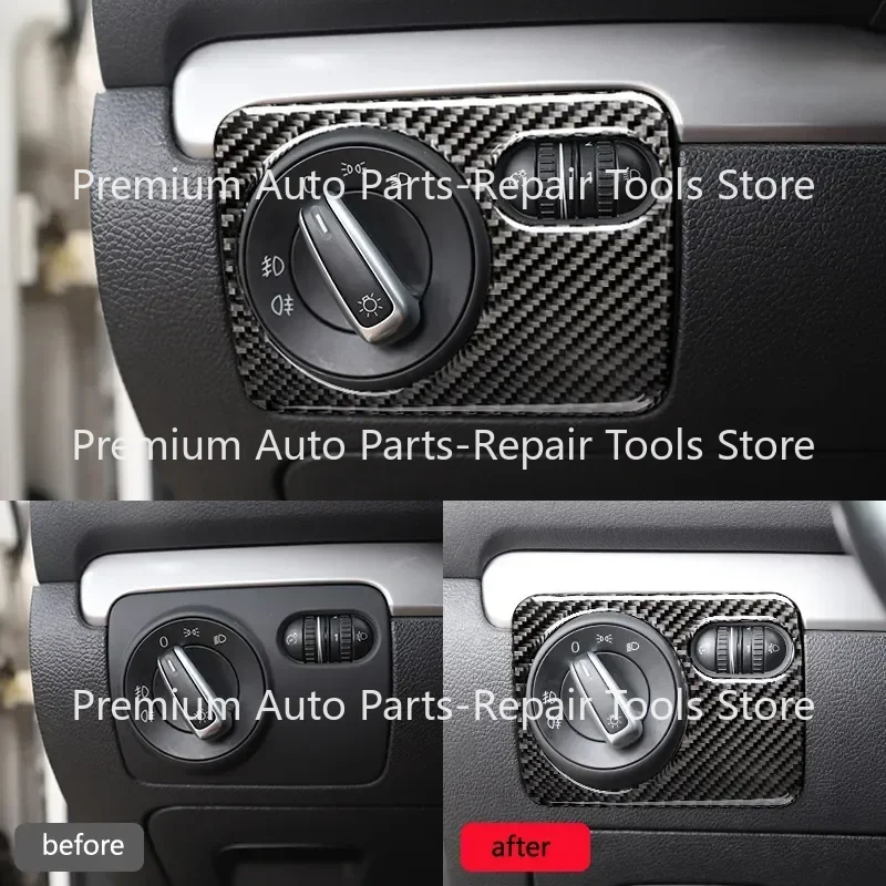 Лидер продаж наклейка на рамку управления переключателем фар автомобиля