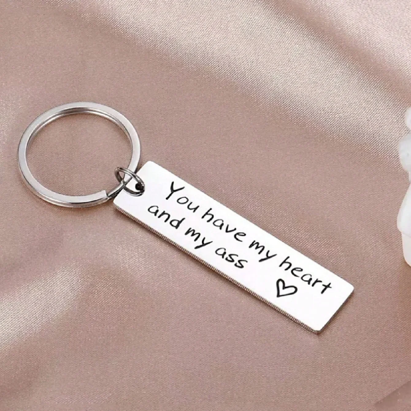 1 шт. витая пара брелоков из нержавеющей стали подвеска (юмористический дизайн)