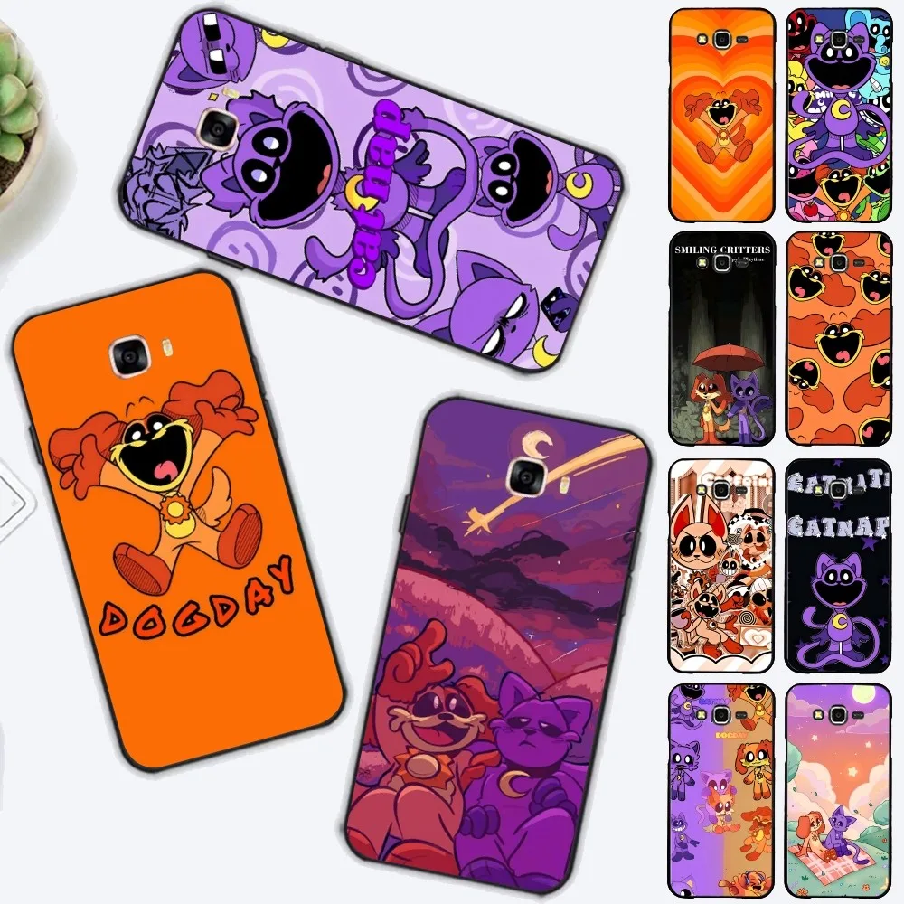 S-Smiling C-Critters C-CATNAP DOGDAY Phone Case For Samsung J 7 plus 7core J7 neo J6 prime J4 J5 Mobile Cover