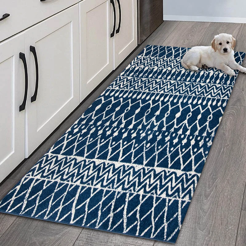 

Kitchen Rugs Baths Nordic Rug Mat Mats Bedroom Long Hall Carpet for Bath Doormat Entrance House Carpets On The Floor Flooring