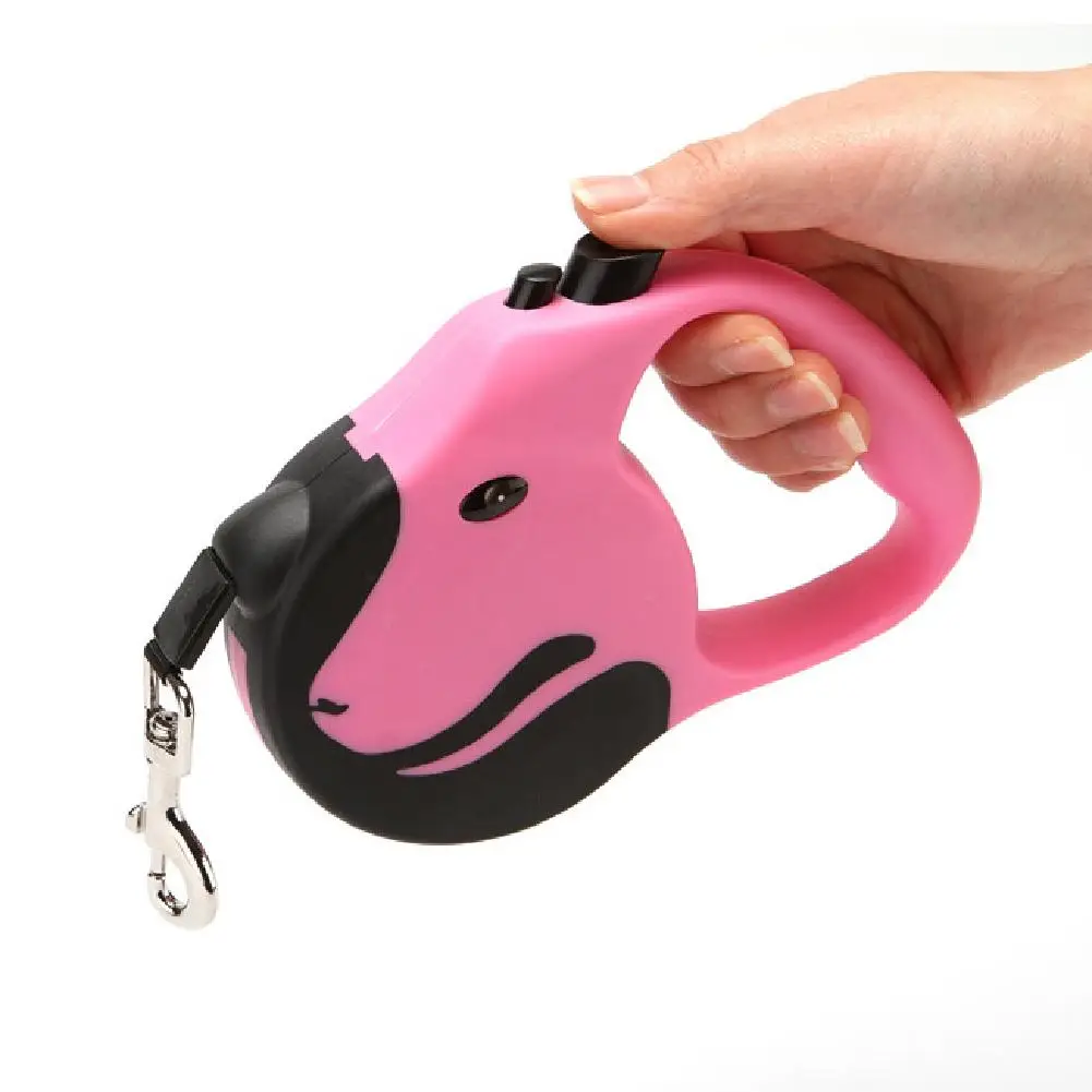 

Автоматический выдвижной поводок для собак, ручка против скольжения, для маленьких пород