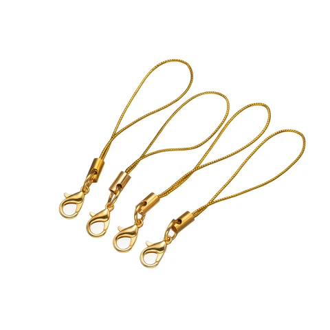 Застежки-карабины из металла и полиэстера 50 шт., цветные