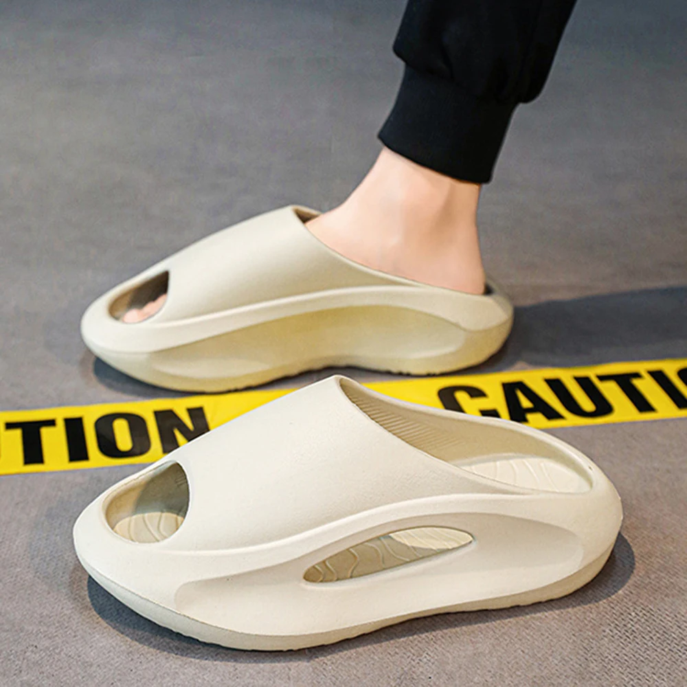 New Summer Men Sneaker Slippers Women Platform Beach Slides EVA Casual Flat Cloud Slipper Unisex Sports Sandals Thick Sole Shoes