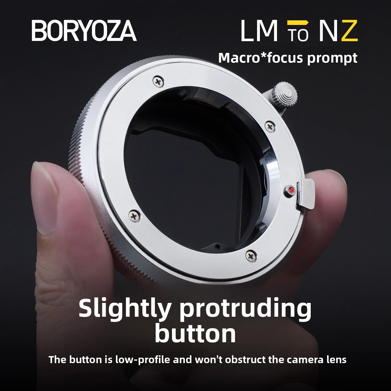 Фото Адаптер-кольцо BORYOZA LM-NZ II с автофокусом для макросъемки для объективов Leica M на камеры Nikon Z (байонет Z) – Фотоаксессуары №5