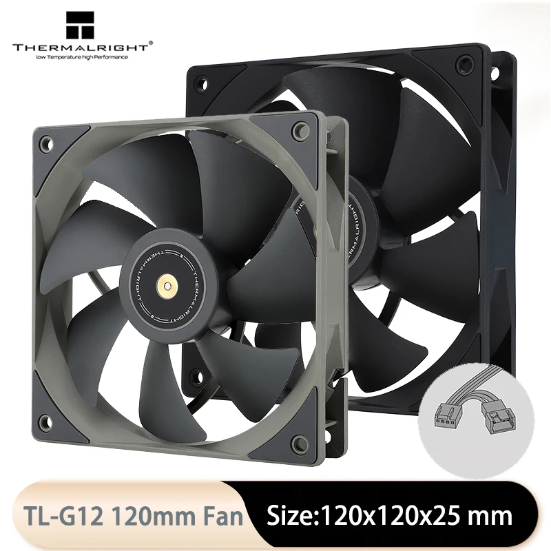 Охлаждающий вентилятор для шасси Thermalright 12 см 4-контактный гидравлический