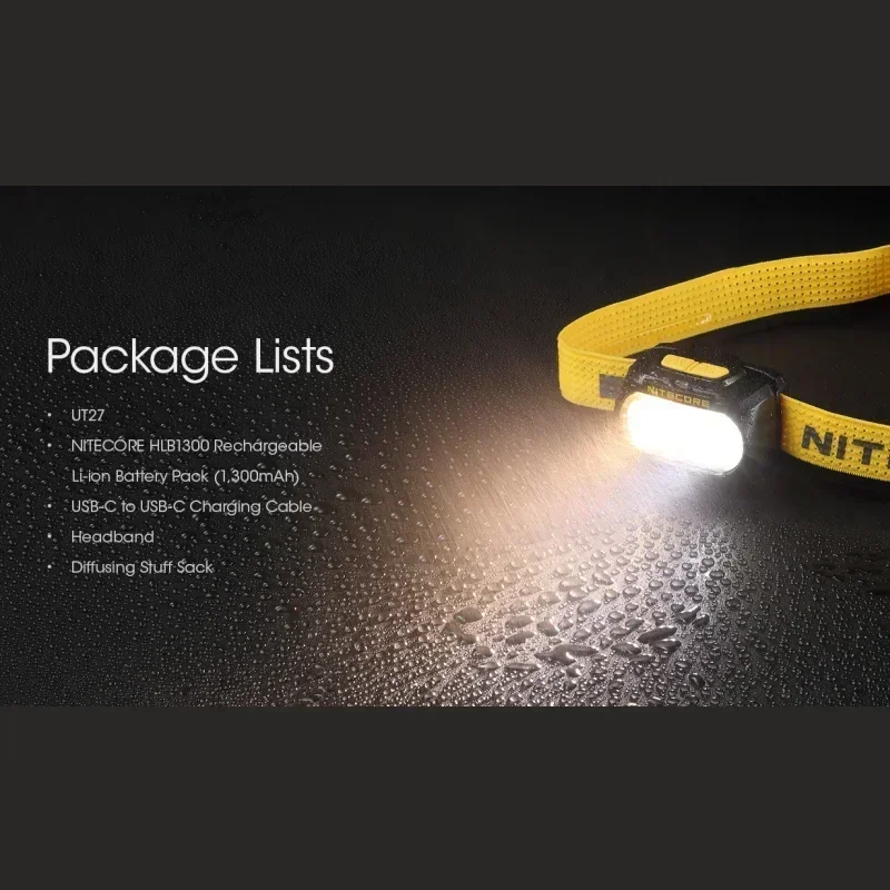 NITECORE UT27 MCT Налобный фонарь перезаряжаемый 800 люмен (art.: 3920d366708d3) - 3920d366708d3