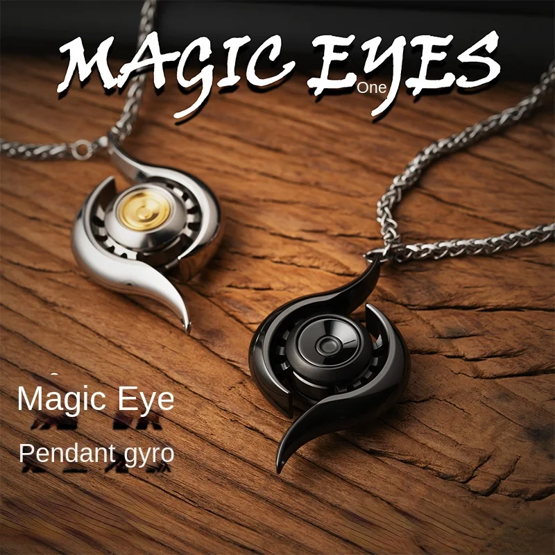 EDC Magic Eye Fingertip Gyro Trial Devil Eye Metal Toy Decompression Artifact Rotating Technology Stress Relief  Fidget Spinner