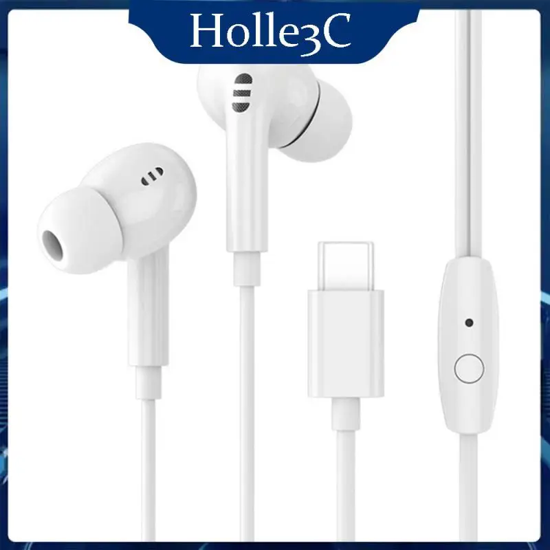 

Light Sleep Phones Stronger Bass No Sense Delay Type C Earphones 10mm Copper Ring Horn Convenient Wired Headset Earphone