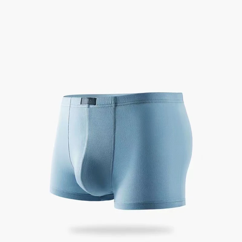 4pcs/Lot Men's Underwear Cotton Shorts High-quality Elastic Solid Color Printed Men's Underwear Large Size Boxer Shorts Man