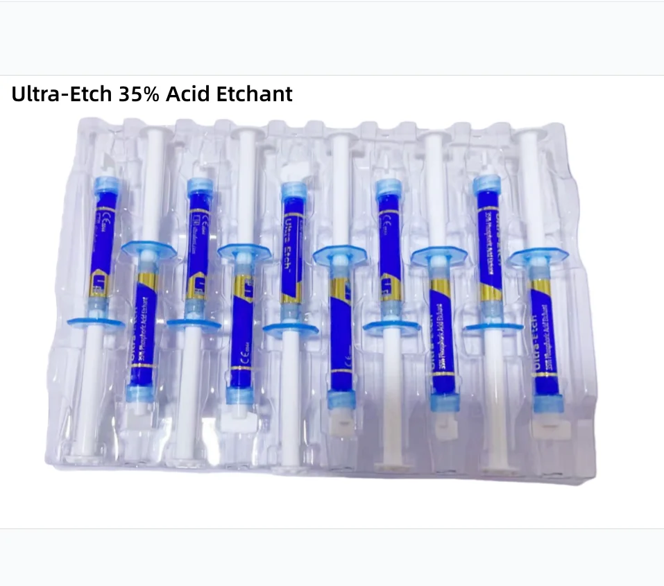Фото Запись дентального кислотного состава EE. УУ. Ultra-Etch 35% кислотный гравировальный раствор, 1,2 мл/стик, насадка для нанесения, стоматологические материалы №4