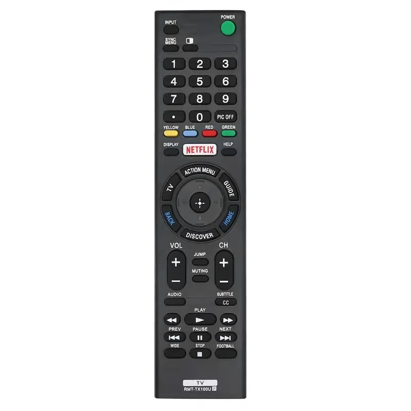 ABS сменный телевизор английский подходит для Sony LCD TV Remote Control RMT-TX100U RMF-TX101E RMT-TX101P Universal
