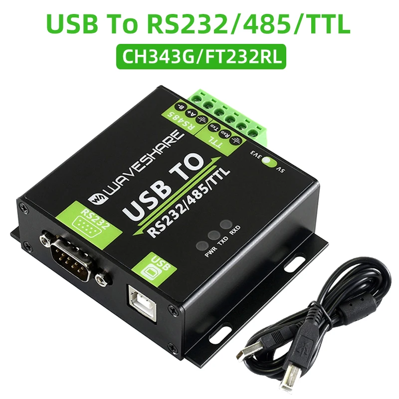 Преобразователь интерфейса USB в RS232/485/TTL, промышленный, изолированный с оригинальными телевизорами FT232RL для Windows 10/8/7/XP