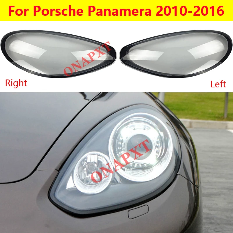 Light Lamp Car Headlight Cover For Porsche Panamera 2010-2016 Lens Glass Shell Front Headlamp Auto Transparent Lampshade