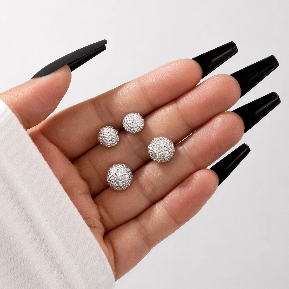 Винтажные плюшевые серьги-гвоздики для женщин милые полукруглые серьги женские