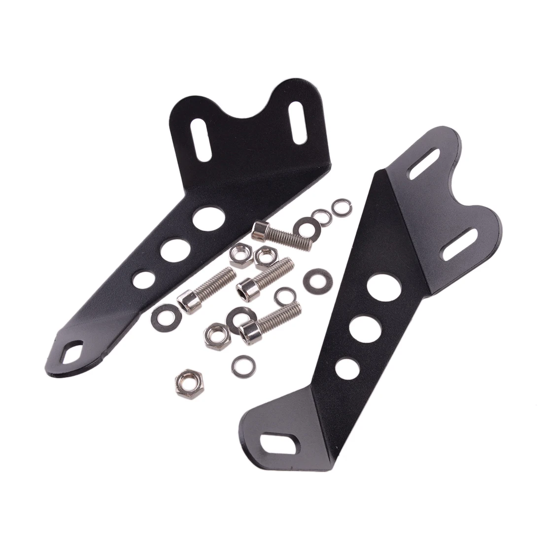 

2pcs 22'' Straight LED Light Lamp Bar Hood Mount Bracket Fit For Jeep Wrangler JK Unlimited JKU 2007 2008 2009 2010 2011-2017