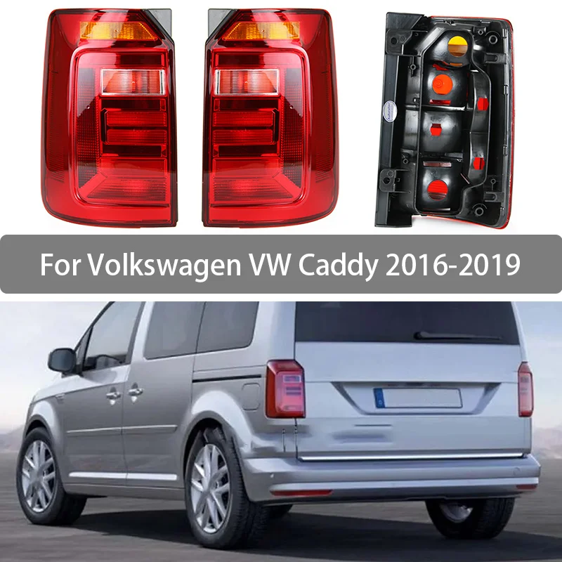Пара левых и правых задних фонарей в сборе без лампочек для VW Caddy 2016 2017 2018 2019