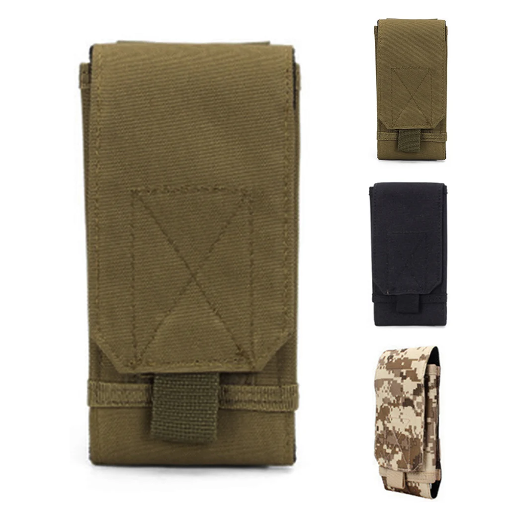 

Outdoor Army Tactical Mobile Phone Pouch Holster Case Bag Holder Belt Universal Convenient Small Bag For Hunting Hiking
