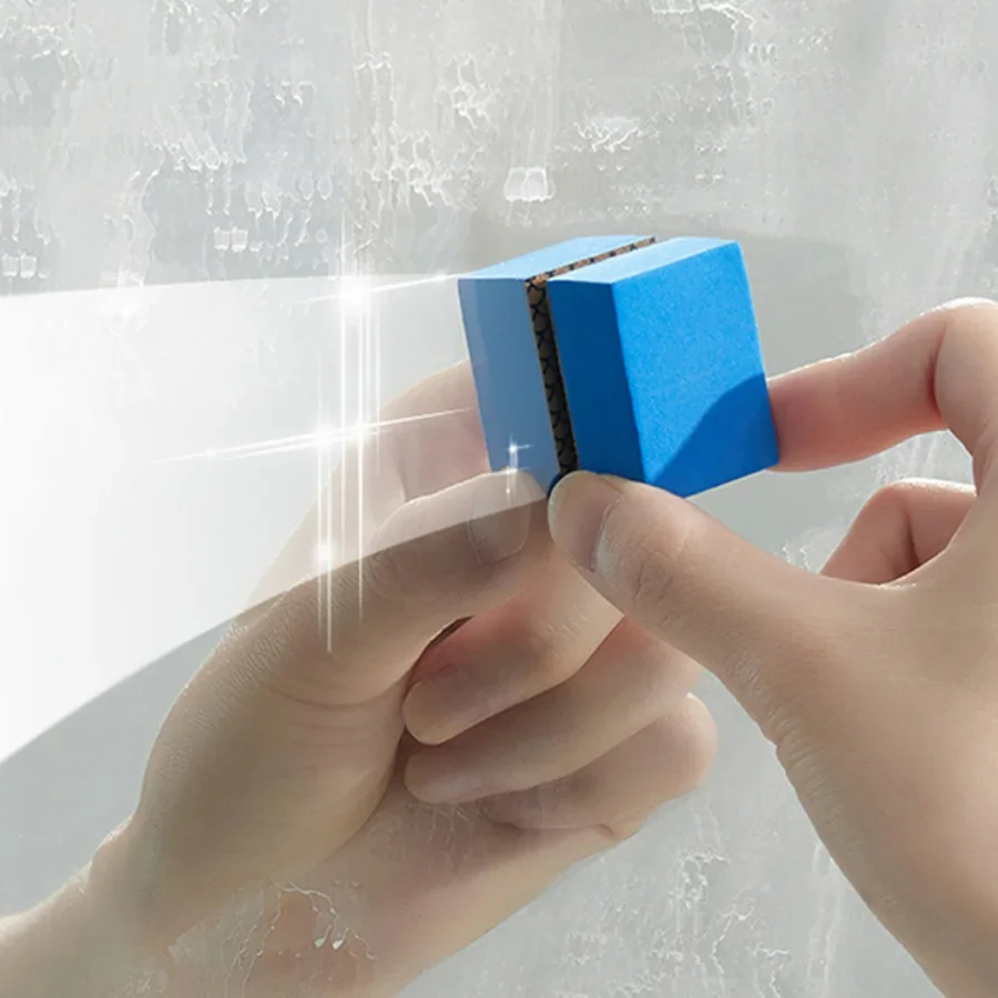 Двустороннее средство для чистки стекла бытовой стеклоочиститель мягкий